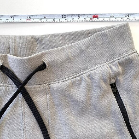 J.Crew Mens Gray Joggers Sweatpants 27" Inseam Zipper Pockets Activewear Size S - Picture 7 of 9